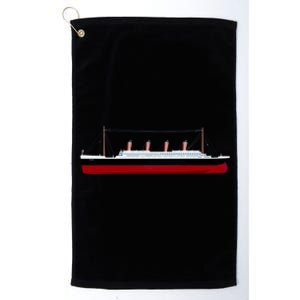 Titanic Ship Illustration Platinum Collection Golf Towel