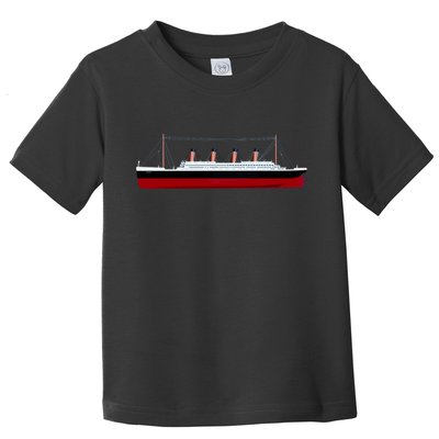 Titanic Ship Illustration Toddler T-Shirt