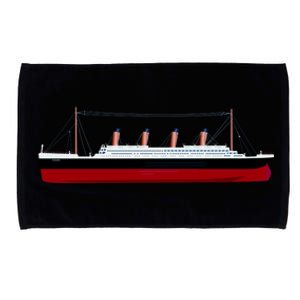 Titanic Ship Illustration Microfiber Hand Towel