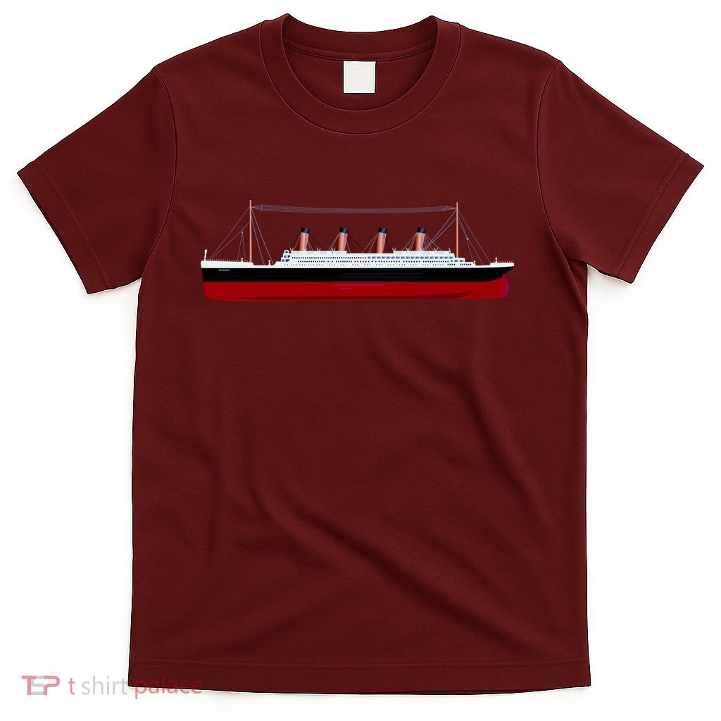 Titanic Ship Illustration T-Shirt