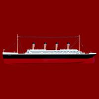 Titanic Ship Illustration Beanie