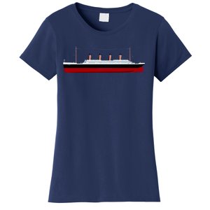 Titanic Ship Illustration Women's T-Shirt