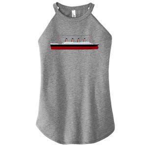 Titanic Ship Illustration Women's Perfect Tri Rocker Tank