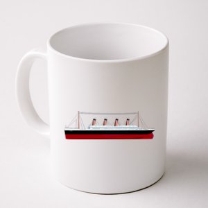 Titanic Ship Illustration Coffee Mug