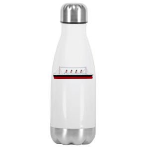 Titanic Ship Illustration Stainless Steel Insulated Water Bottle