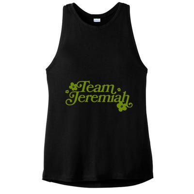 The Summer I Turned Pretty Team Jeremiah Floral Ladies PosiCharge Tri-Blend Wicking Tank