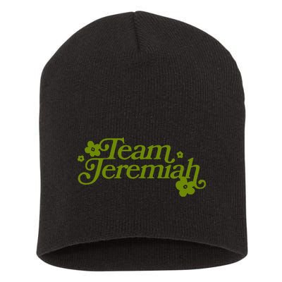 The Summer I Turned Pretty Team Jeremiah Floral Short Acrylic Beanie