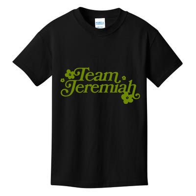 The Summer I Turned Pretty Team Jeremiah Floral Kids T-Shirt
