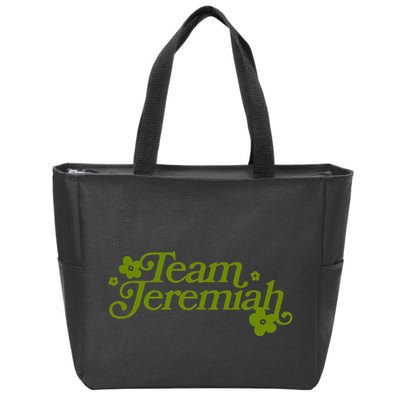 The Summer I Turned Pretty Team Jeremiah Floral Zip Tote Bag