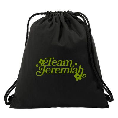 The Summer I Turned Pretty Team Jeremiah Floral Drawstring Bag