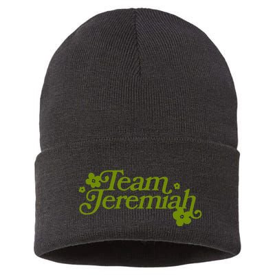 The Summer I Turned Pretty Team Jeremiah Floral Sustainable Knit Beanie