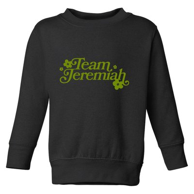 The Summer I Turned Pretty Team Jeremiah Floral Toddler Sweatshirt