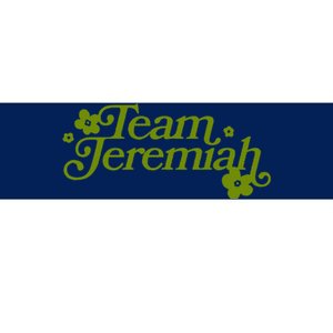 The Summer I Turned Pretty Team Jeremiah Floral Bumper Sticker