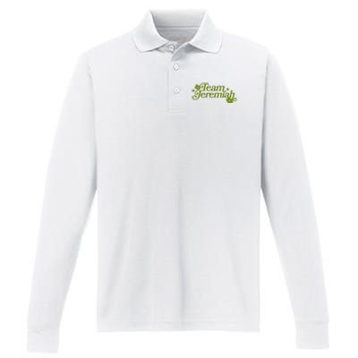 The Summer I Turned Pretty Team Jeremiah Floral Performance Long Sleeve Polo