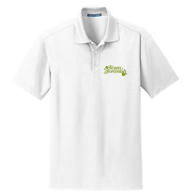 The Summer I Turned Pretty Team Jeremiah Floral Dry Zone Grid Polo