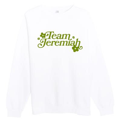 The Summer I Turned Pretty Team Jeremiah Floral Premium Crewneck Sweatshirt