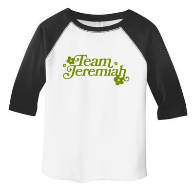The Summer I Turned Pretty Team Jeremiah Floral Toddler Fine Jersey T-Shirt