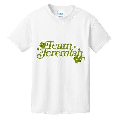 The Summer I Turned Pretty Team Jeremiah Floral Kids T-Shirt