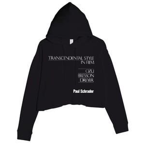 Transcendental Style In Film Crop Fleece Hoodie