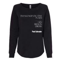 Transcendental Style In Film Womens California Wash Sweatshirt