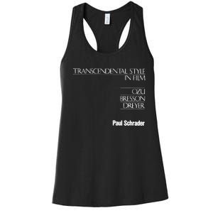 Transcendental Style In Film Women's Racerback Tank