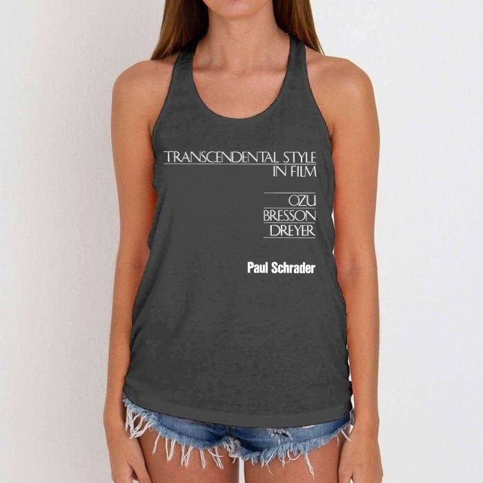 Transcendental Style In Film Women's Knotted Racerback Tank