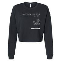 Transcendental Style In Film Cropped Pullover Crew