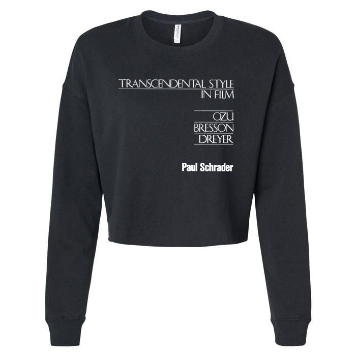 Transcendental Style In Film Cropped Pullover Crew