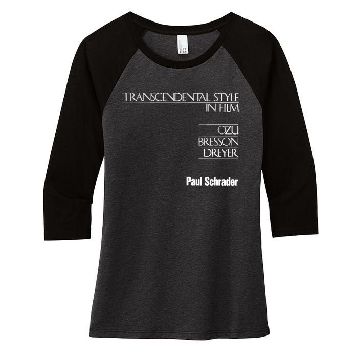 Transcendental Style In Film Women's Tri-Blend 3/4-Sleeve Raglan Shirt