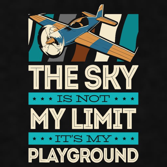 The Sky Is Not My Limit Its My Playground Funny RC Pilot Premium Ladies PosiCharge Tri-Blend Wicking Tank