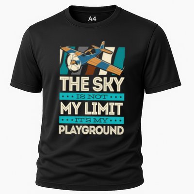 The Sky Is Not My Limit Its My Playground Funny RC Pilot Premium Performance Shirt