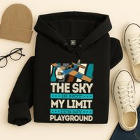 The Sky Is Not My Limit Its My Playground Funny RC Pilot Premium Hoodie