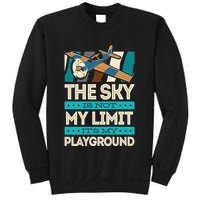 The Sky Is Not My Limit Its My Playground Funny RC Pilot Premium Sweatshirt