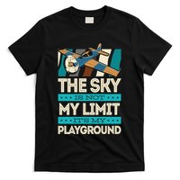 The Sky Is Not My Limit Its My Playground Funny RC Pilot Premium T-Shirt