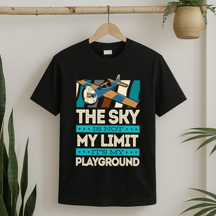 The Sky Is Not My Limit Its My Playground Funny RC Pilot Premium T-Shirt
