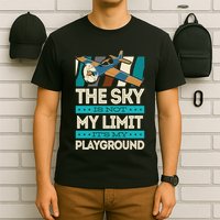 The Sky Is Not My Limit Its My Playground Funny RC Pilot Premium T-Shirt