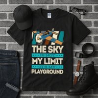 The Sky Is Not My Limit Its My Playground Funny RC Pilot Premium Tall T-Shirt