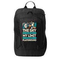 The Sky Is Not My Limit Its My Playground Funny RC Pilot Premium City Backpack