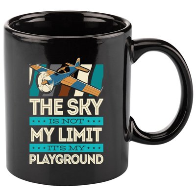 The Sky Is Not My Limit Its My Playground Funny RC Pilot Premium 11oz C Handle Ceramic Mug
