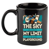 The Sky Is Not My Limit Its My Playground Funny RC Pilot Premium 11oz C Handle Ceramic Mug