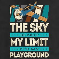 The Sky Is Not My Limit Its My Playground Funny RC Pilot Premium Beanie