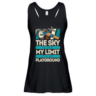 The Sky Is Not My Limit Its My Playground Funny RC Pilot Premium Ladies Essential Flowy Tank