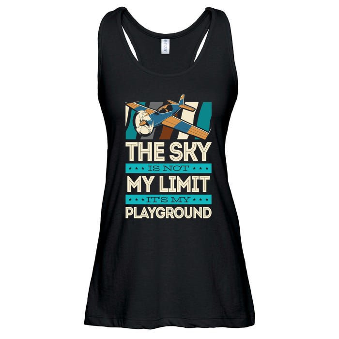 The Sky Is Not My Limit Its My Playground Funny RC Pilot Premium Ladies Essential Flowy Tank