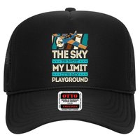 The Sky Is Not My Limit Its My Playground Funny RC Pilot Premium Trucker Hat