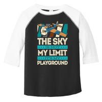 The Sky Is Not My Limit Its My Playground Funny RC Pilot Premium Toddler Fine Jersey T-Shirt