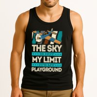 The Sky Is Not My Limit Its My Playground Funny RC Pilot Premium Tank Top
