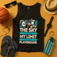 The Sky Is Not My Limit Its My Playground Funny RC Pilot Premium Tank Top