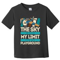 The Sky Is Not My Limit Its My Playground Funny RC Pilot Premium Toddler T-Shirt