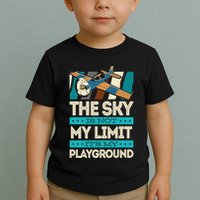 The Sky Is Not My Limit Its My Playground Funny RC Pilot Premium Toddler T-Shirt