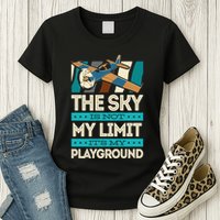 The Sky Is Not My Limit Its My Playground Funny RC Pilot Premium Womens T-Shirt